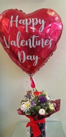 Valentines Posy and Balloon